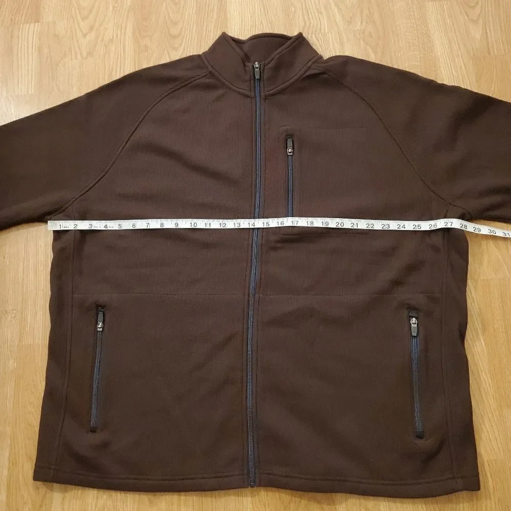 NEW: Tailor Vintage PUREtec cool® Waffle Bonded Fleece Full Zip size XXL